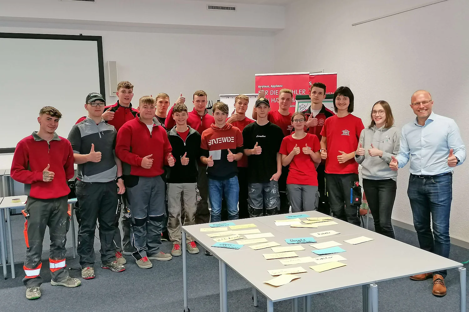 Business Schulung der HARTL HAUS Lehrlinge mit Trainer Stefan Hofmayr
