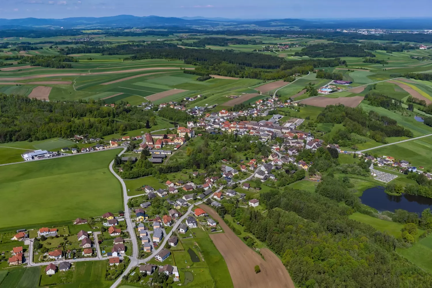 Luftbild Kirchberg am Walde
