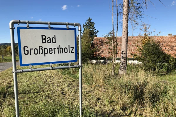 Ortsschild Bad Großpertholz
