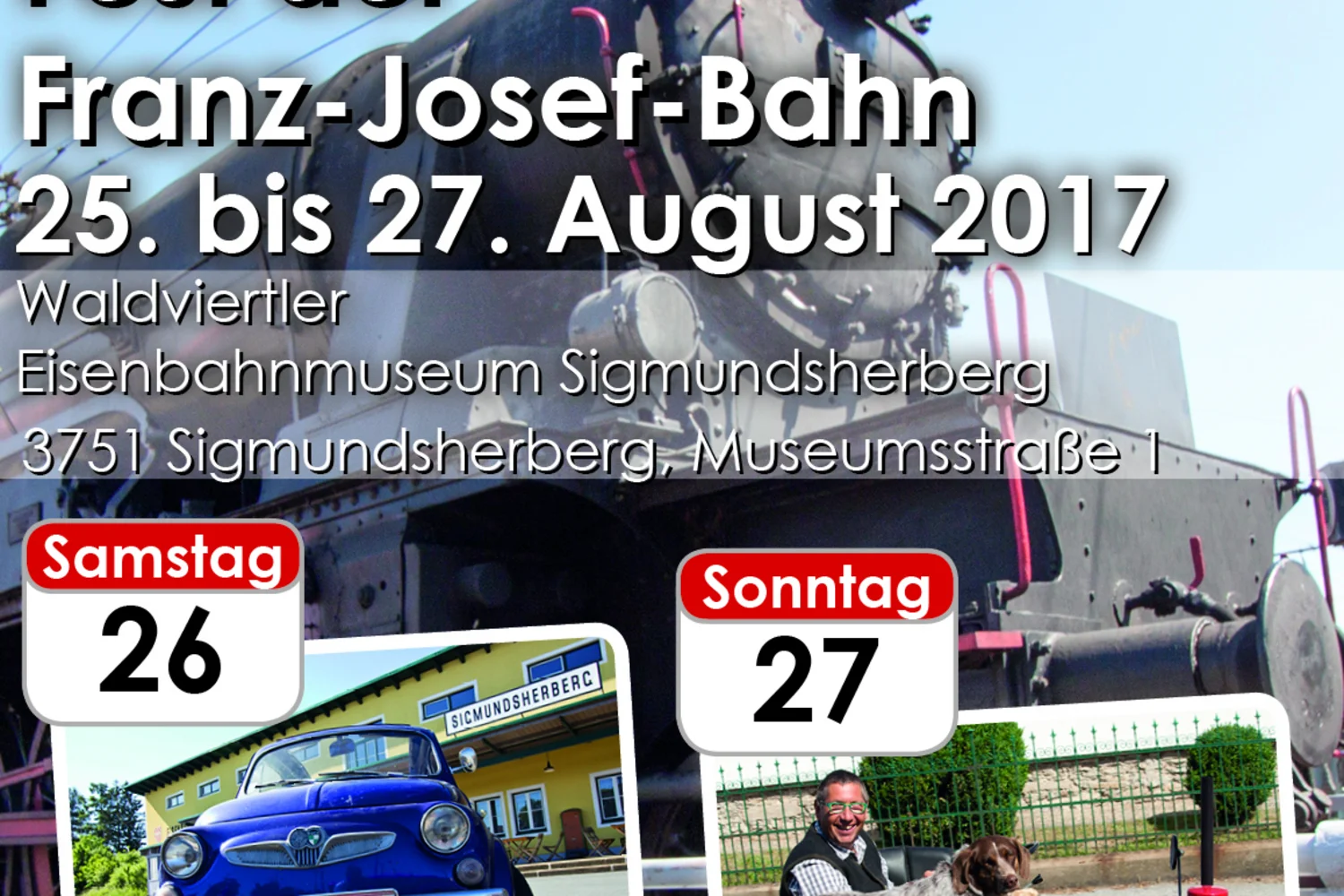 Plakat Fest der Franz-Josef-Bahn 2017