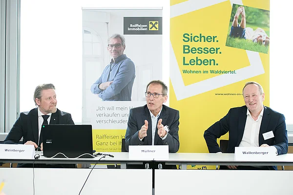 Weinberger, Müllner und Wallenberger standen Rede und Antwort