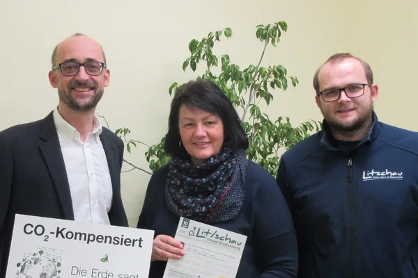Manfred Ergott Druckerei Janetschek, Martina Kainz Redakteurin Litschau und Jürgen Uitz Stadtgemeinde Litschau