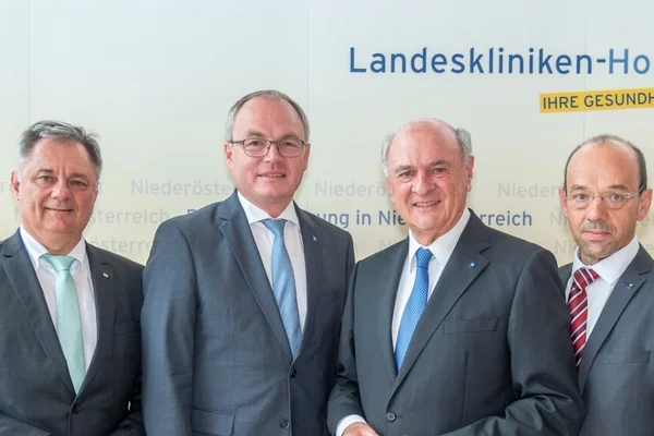 Markus Klamminger, Stephan Pernkopf, Erwin Pröll und Franz Huber