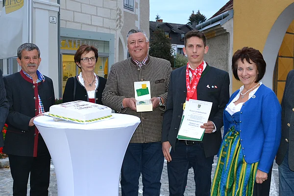Empfang des Europameisters Klaus Lehmerhofer in der Stadtgemeinde Gföhl