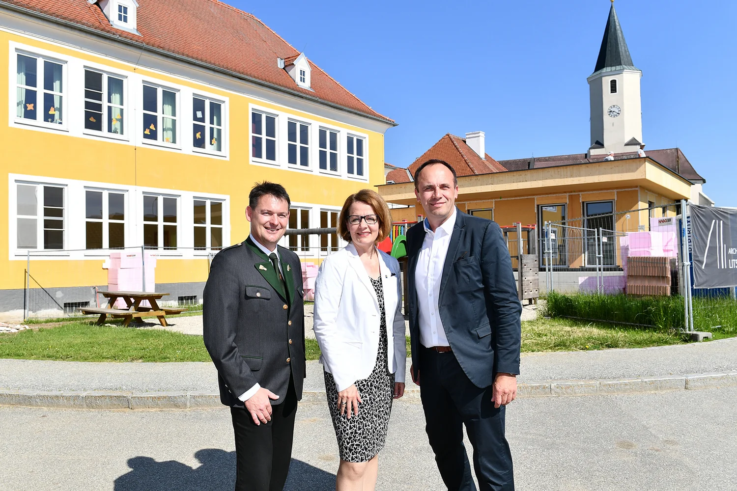 Franz Linsbauer, Christiane Teschl-Hofmeister und Karl Dietrich-Sprung