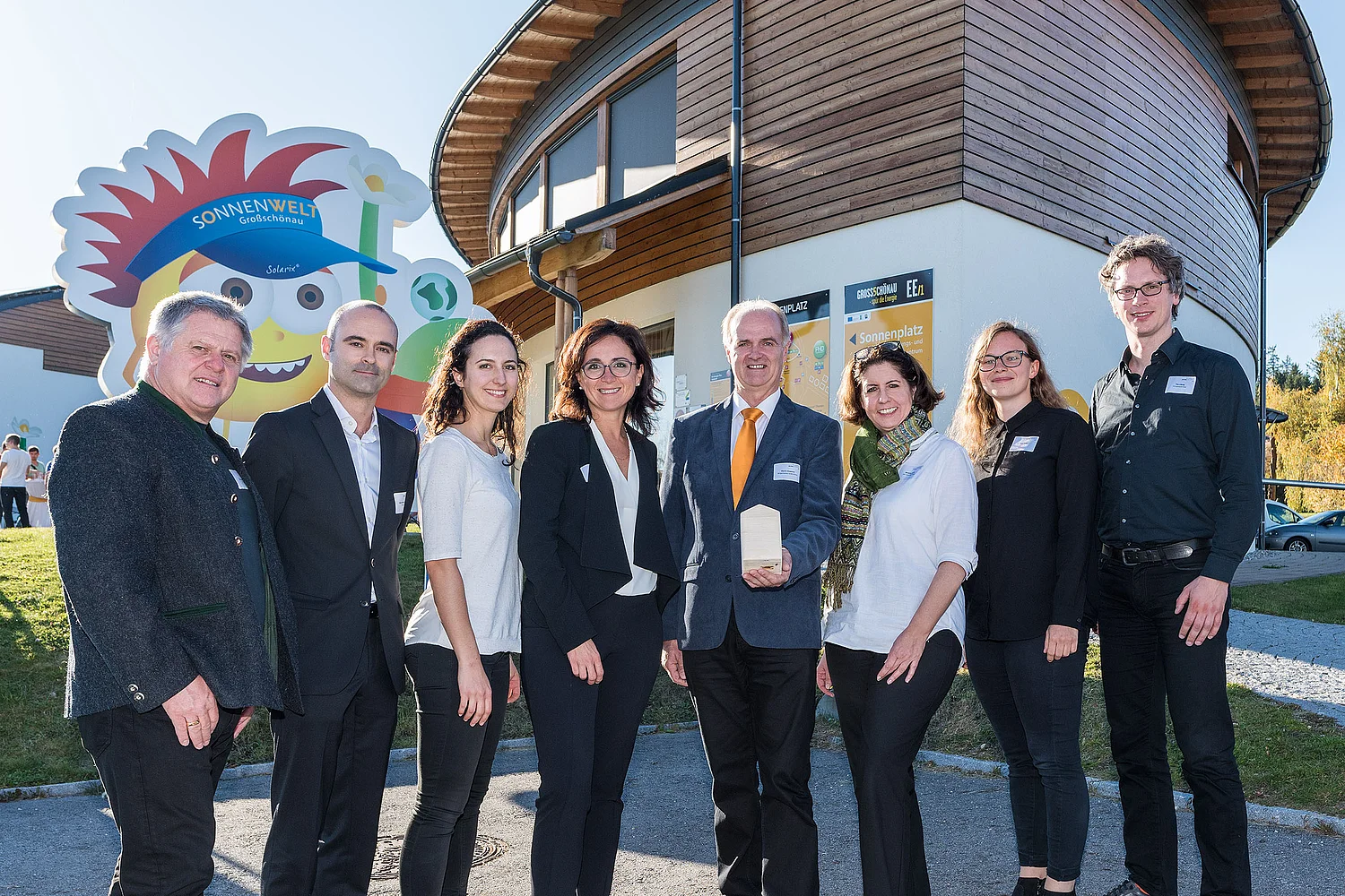 Initiatoren und Organisation proHolz Student Trophy 2018 mit Vortragenden in Großschönau