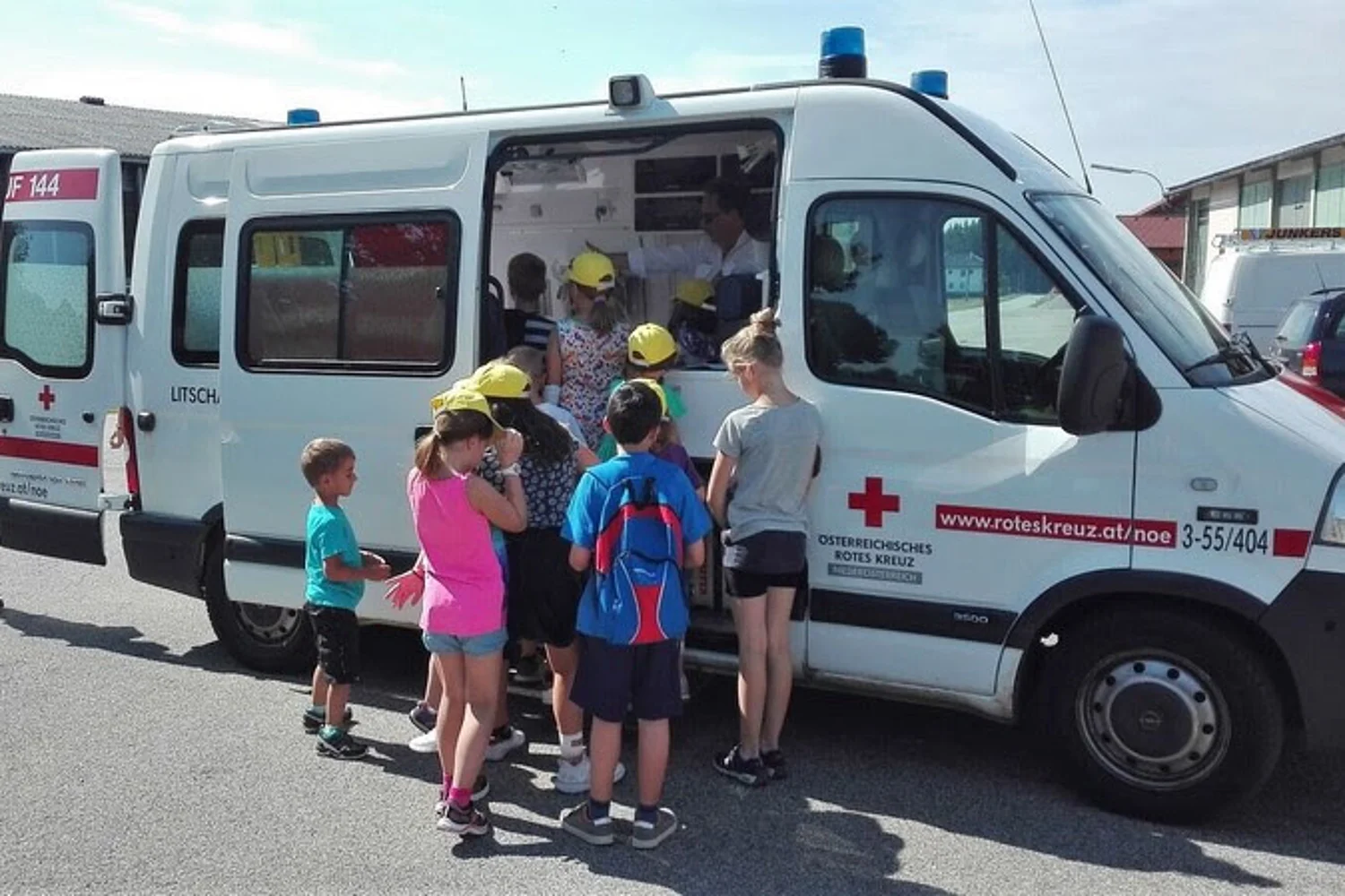 Kinder & Ferien Akademie 2017 in Eisgarn zum Thema "Sanitäter Camp"