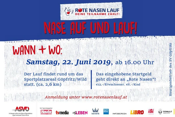 Göpfritzer Rote Nasen Lauf am 22. Juni 2019