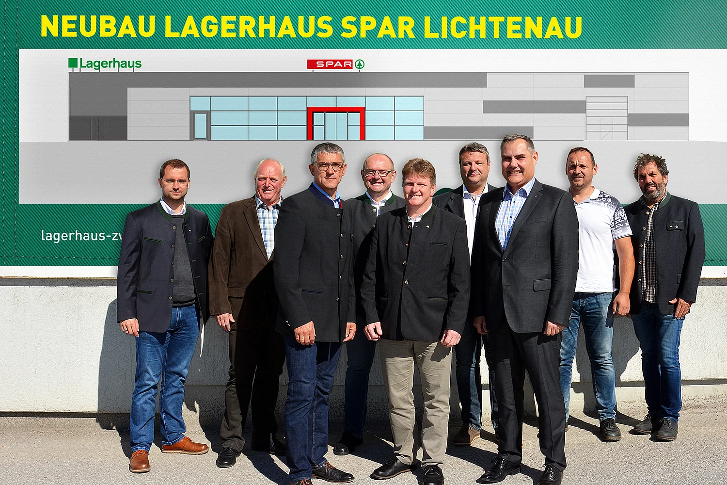 Neubau Lagerhaus und Spar-Markt in Lichtenau