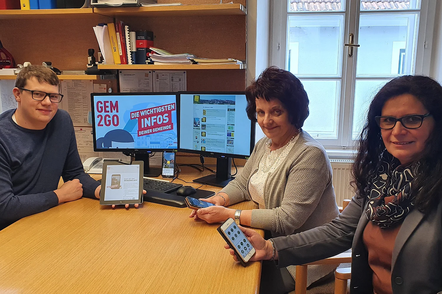 Florian Riegler, Ludmilla Etzenberger und Petra Aschauer